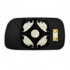 Элемент зеркала NISSAN Bluebird (87-91) правый асферический с обогревом