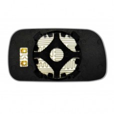 Элемент зеркала NISSAN Bluebird (87-91) левый асферический с обогревом