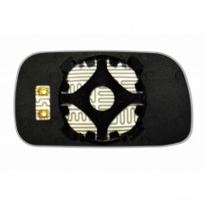 Элемент зеркала NISSAN Bluebird (87-91) левый сферический с обогревом