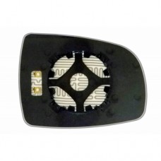 Элемент зеркала NISSAN Note (05-14) левый асферический с обогревом