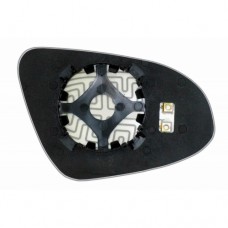 Элемент зеркала TOYOTA Auris II (12- ) левый сферический с обогревом