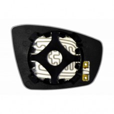 Элемент зеркала VOLKSWAGEN Polo V Coupe (10- ) левый сферический с обогревом